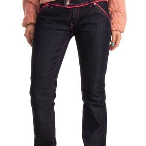 ICE ICEBERG Jeans Size 31 Navy blue and hot pink